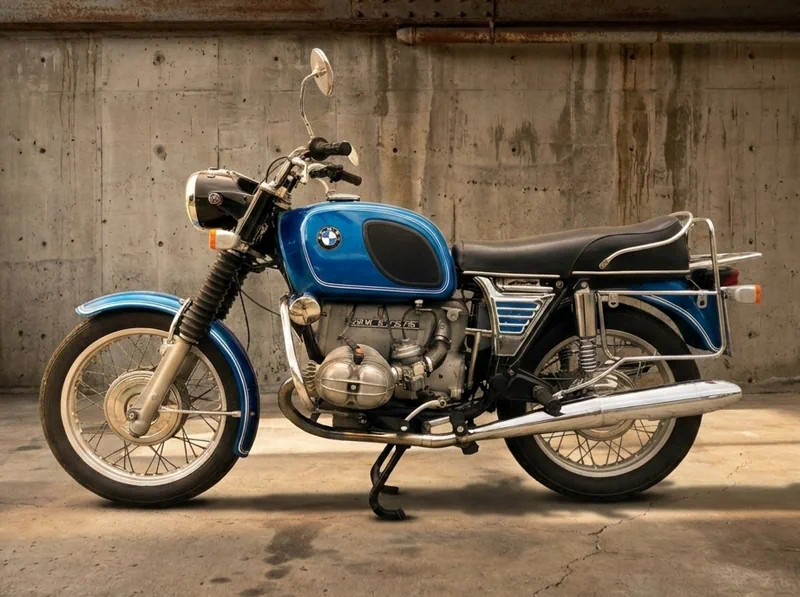 BMW R75-5 blau Moto Emotion